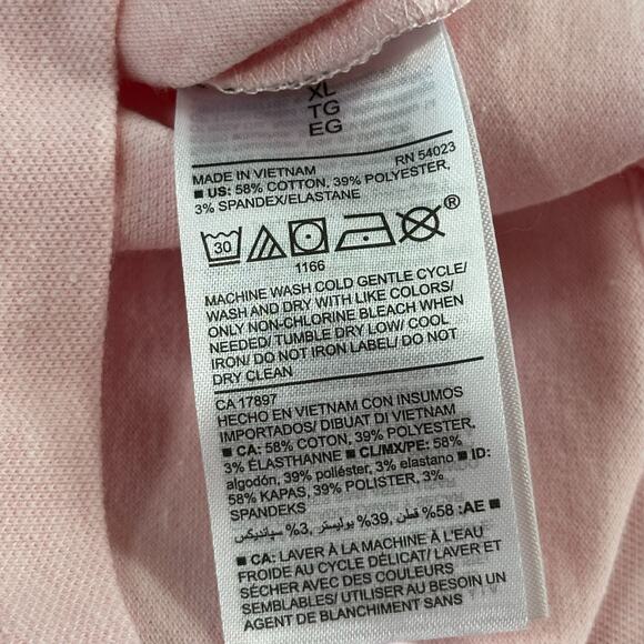 Old Navy Men's Short Sleeve Pink Core Polo Shirt Size XL - Picture 6 of 6